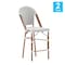 Flash Furniture WhiteGray PE Rattan Stacking Paris Stool, 2PK 2-SDA-AD642001-F-CS-WHGY-NAT-GG - alternate 6